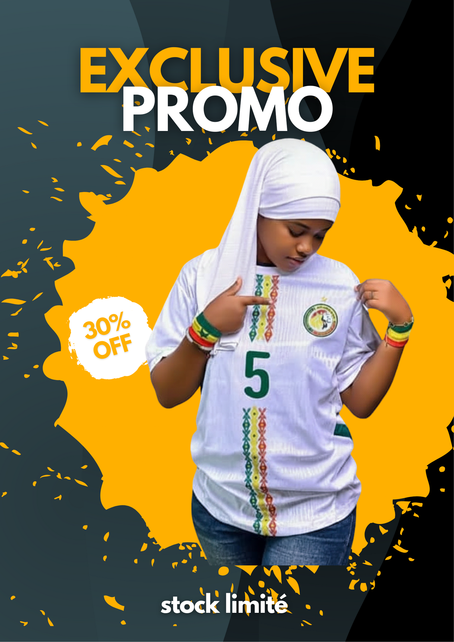 🚚 LIVRAISON GRATUITE partout à Dakar CAN 2025. Achetez avant la finale !