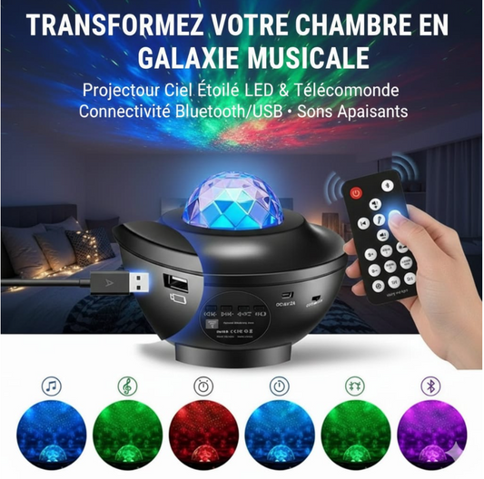 Projecteur LED Galaxy 🌠