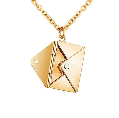 💌 Collier Enveloppe d’Amour – Le message du cœur