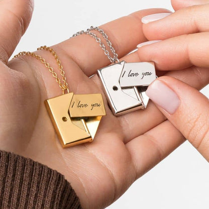 💌 Pour la Saint-Valentin : 1 collier Enveloppe d’Amour acheté = 1 OFFERT 💝 – Stock limité, ne rate pas cette preuve d’amour !